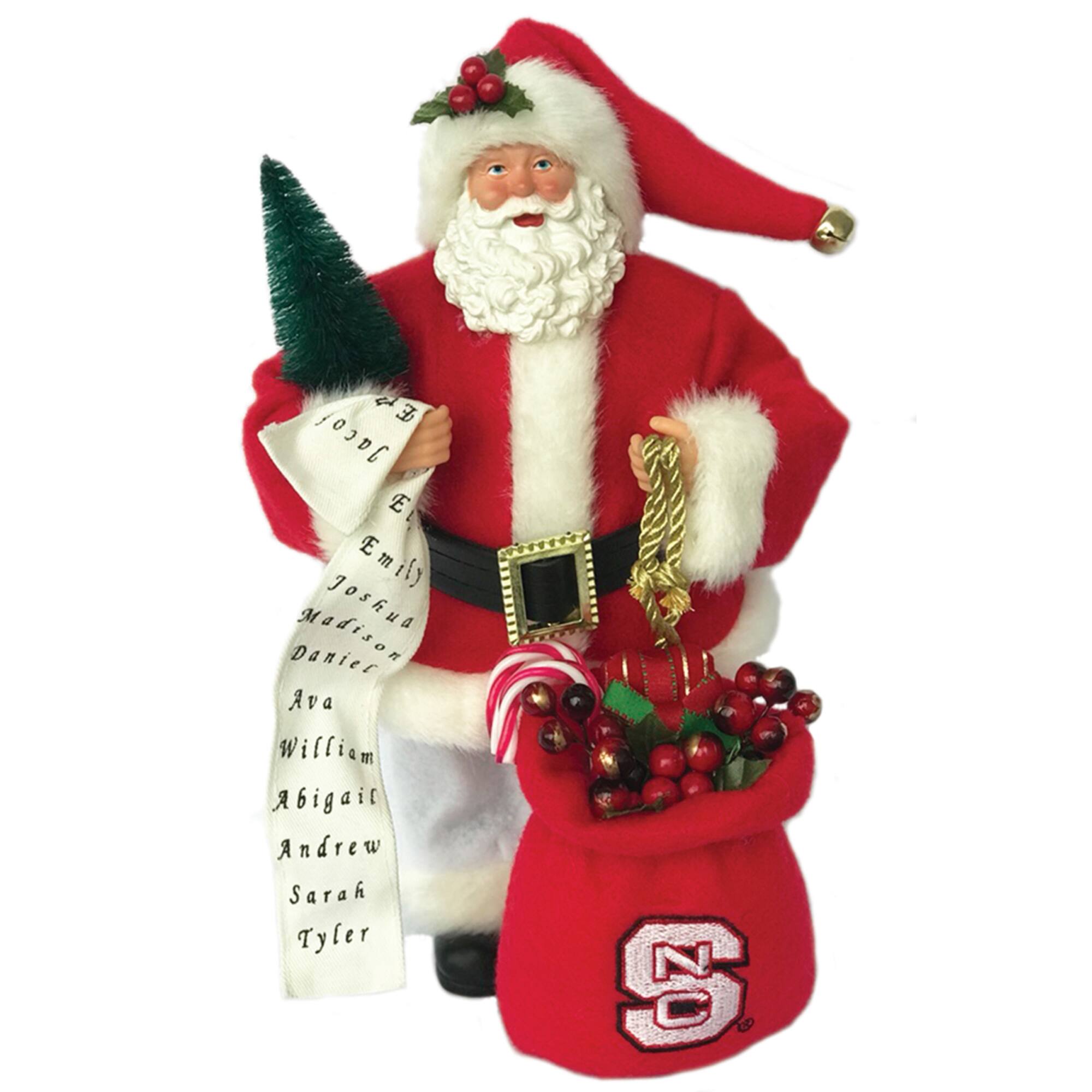 Santa's Workshop 12" NC State Santa